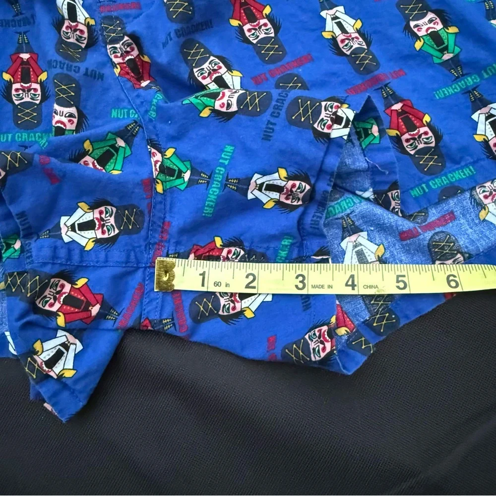 Mossimo Supply Co. Nut Cracker Blue Boxer Shorts Size XL Christmas 100% Cotton‎